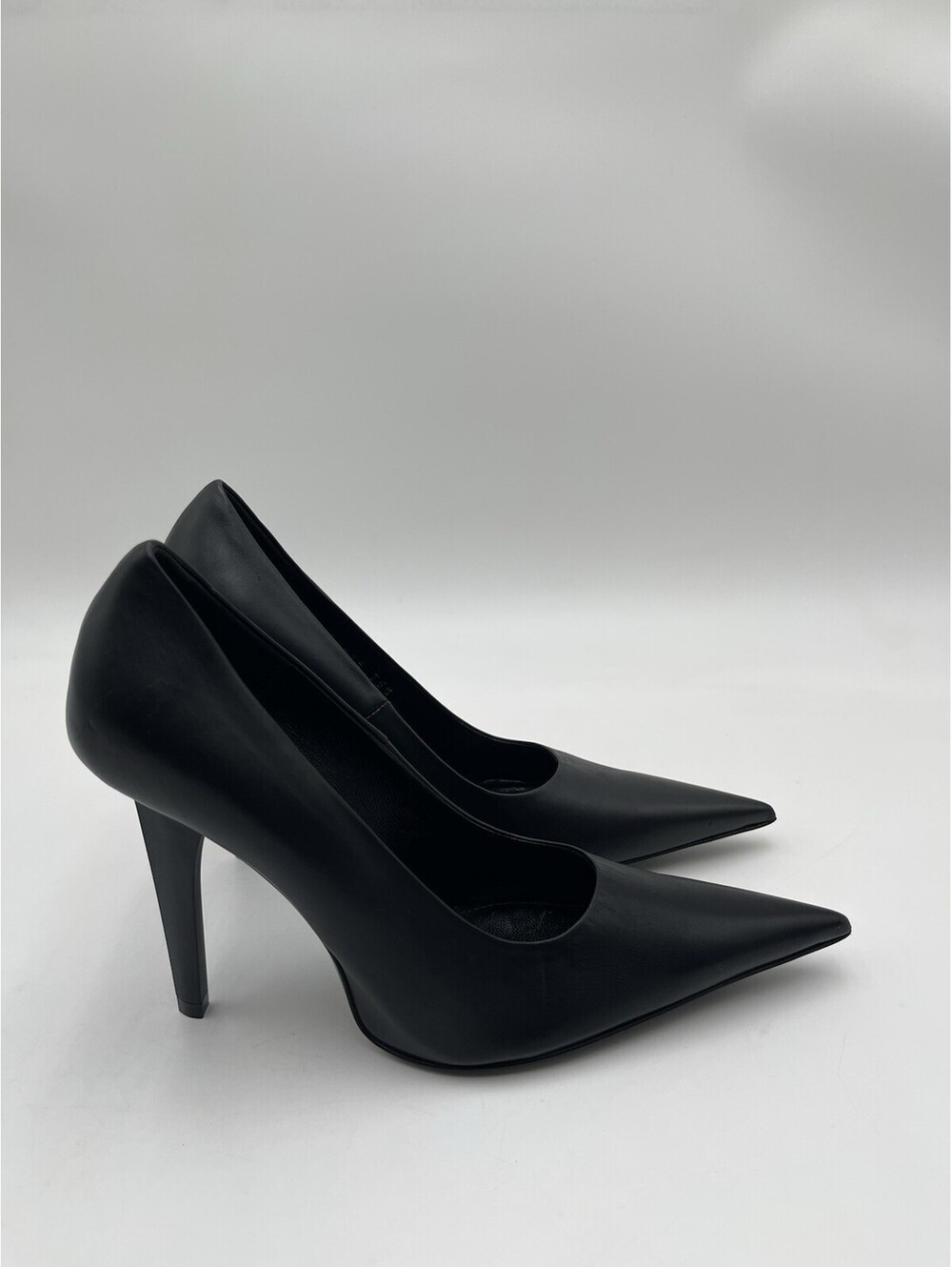 Balenciaga Knife Shark pumps black lambskin leather Heels Size 35.5